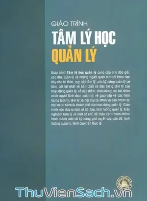 Giáo Trình Tâm Lý Học Quản Lý