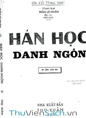 Hán Học Danh Ngôn