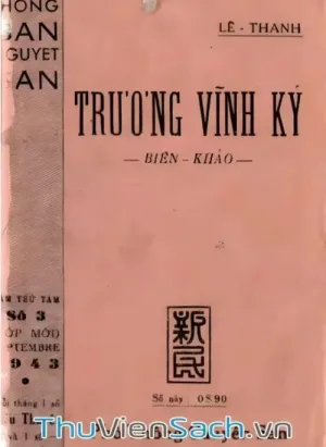 Trương Vĩnh Ký Biên Khảo