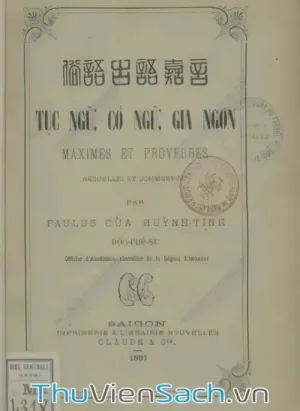 Tục Ngữ, Cổ Ngữ, Gia Ngôn