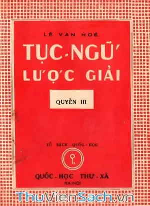 Tục Ngữ Lược Giải - Quyển 3